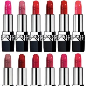 UNBOXED DIOR ROUGE DIOR LIPSTICK 0.12 OZ   (4pack) mixed color Brand New Dior Ro